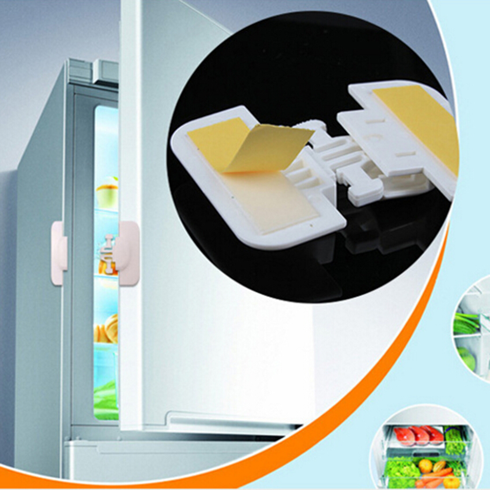 Fridge Lock Self-Adhesive Safety Latch Fridge Lock Self-Adhesive Safety Latch