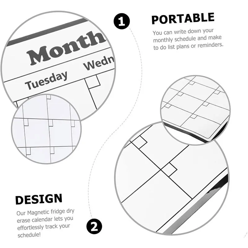 Fridge Magnets Monthly Calendar Magnetic Stickers Waterproof Erasable Magnetic Stickers Weekly Calendar Planner Fridge Fridge Magnets Monthly Calendar Magnetic Stickers Waterproof Erasable Magnetic Stickers Weekly Calendar Planner Fridge