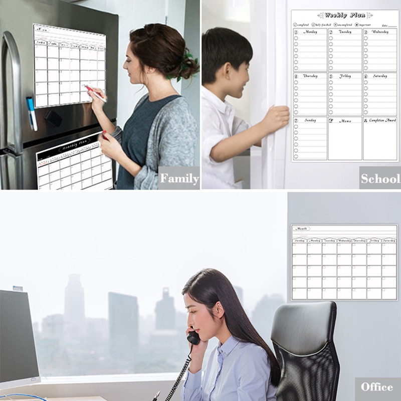 Fridge Planner with Marker and Eraser Fridge Planner with Marker and Eraser