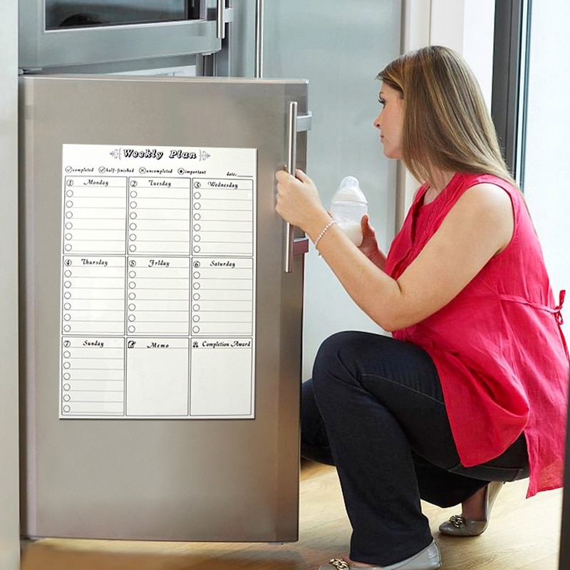 Fridge Planner with Marker and Eraser Fridge Planner with Marker and Eraser