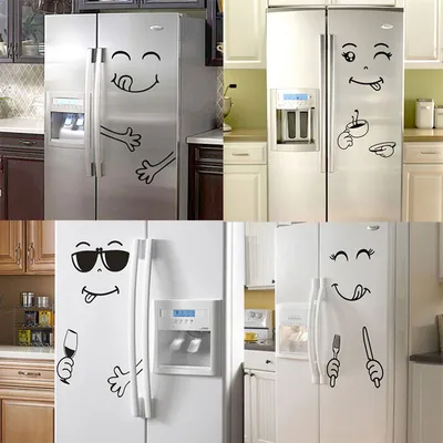 Fridge Stickers Smiling Yummy Faces Fridge Stickers Smiling Yummy Faces