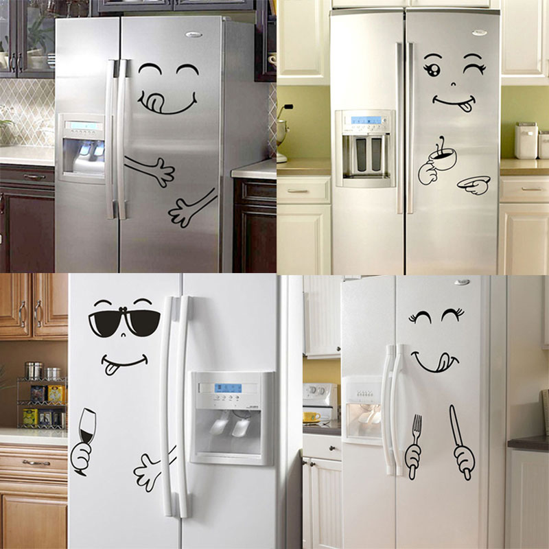 Fridge Stickers Smiling Yummy Faces Fridge Stickers Smiling Yummy Faces