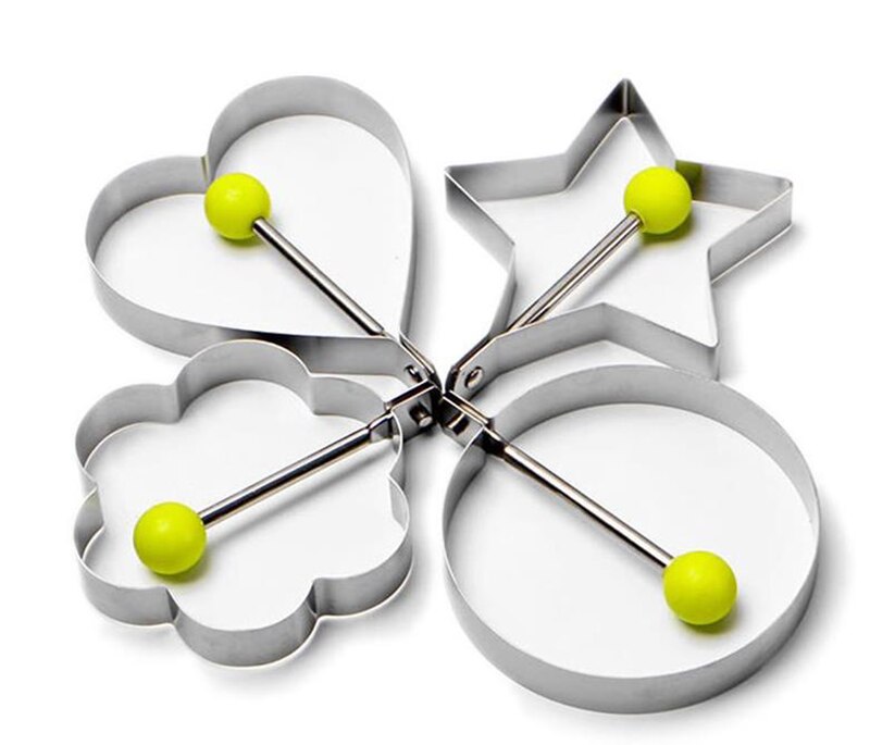 Fried Egg Mold Stainless Steel Shaper (set of 5) Fried Egg Mold Stainless Steel Shaper (set of 5)