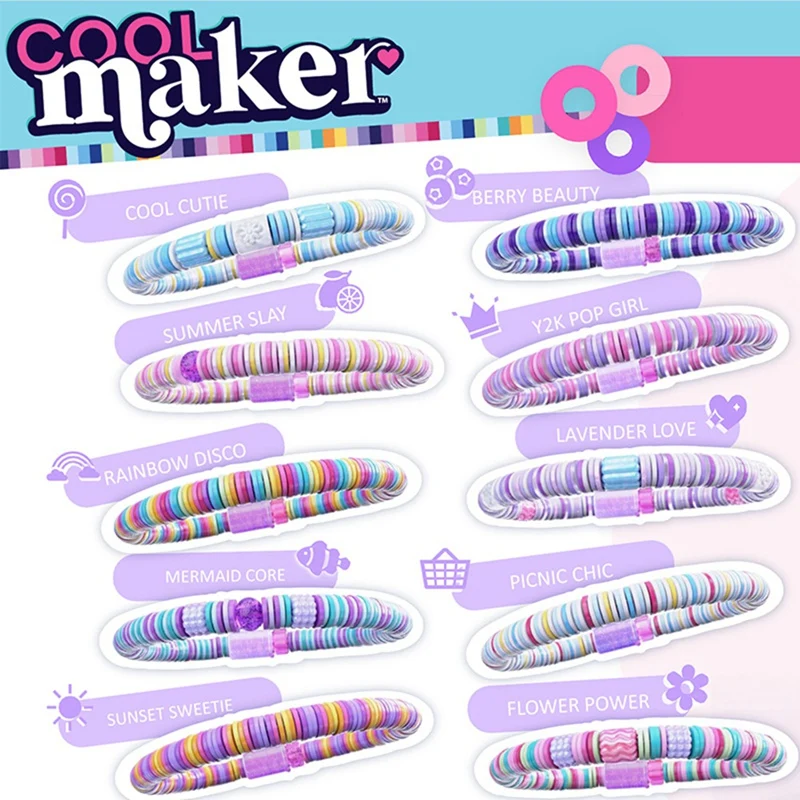 Friendship Bracelet Making Kit with Over 1,200 Beads – DIY Bracelet Maker for Girls