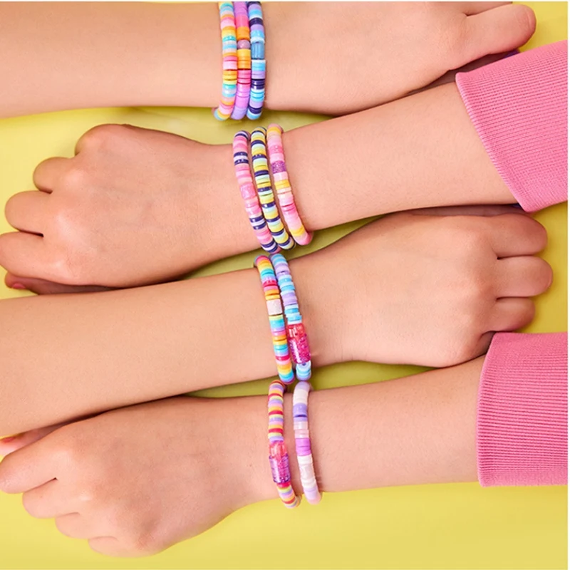 Friendship Bracelet Making Kit with Over 1,200 Beads – DIY Bracelet Maker for Girls