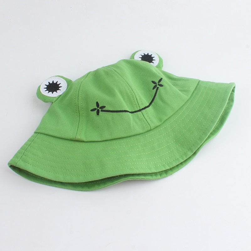 Frog Bucket Hat Cute Fishing Cap