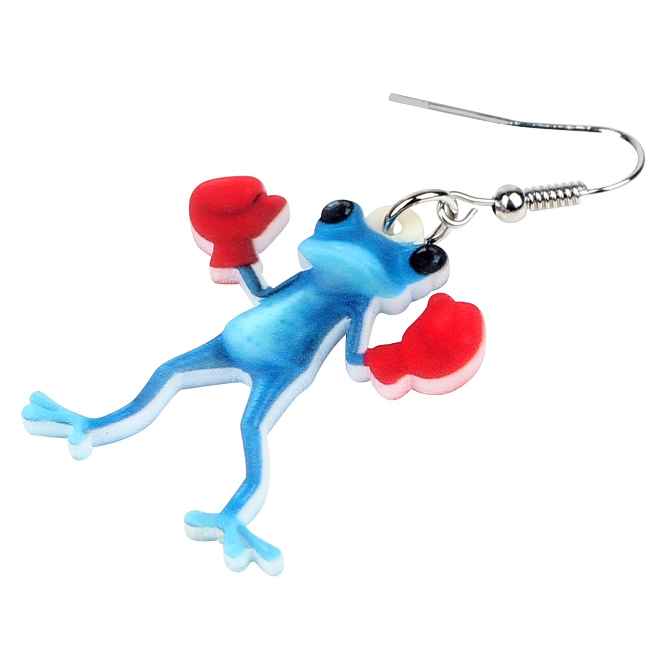 Frog Earrings Funny Boxer Dangle Earrings Frog Earrings Funny Boxer Dangle Earrings