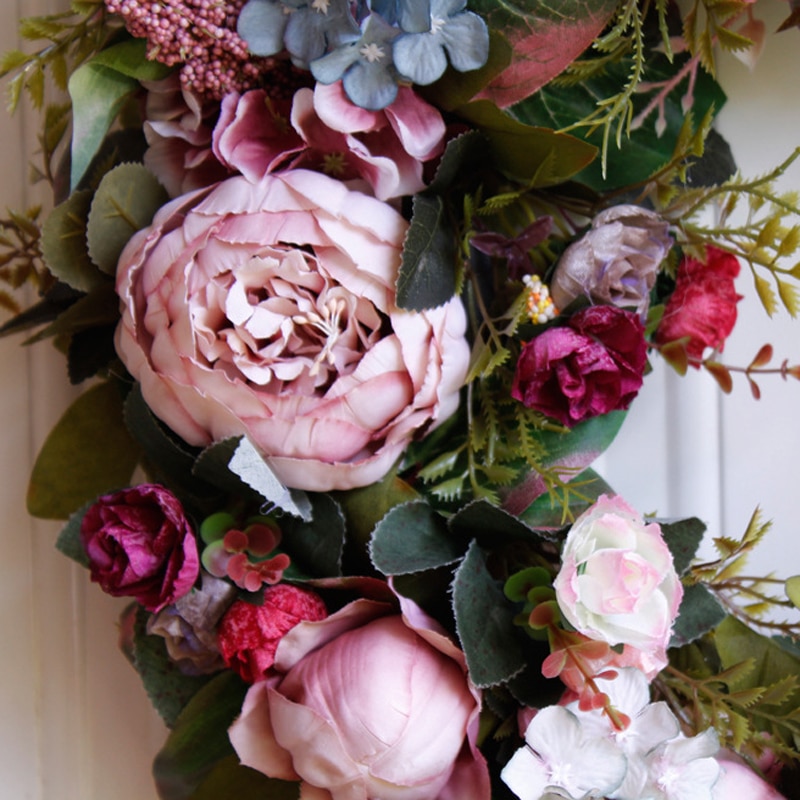 Front Door Wreath Decorative Garland Front Door Wreath Decorative Garland