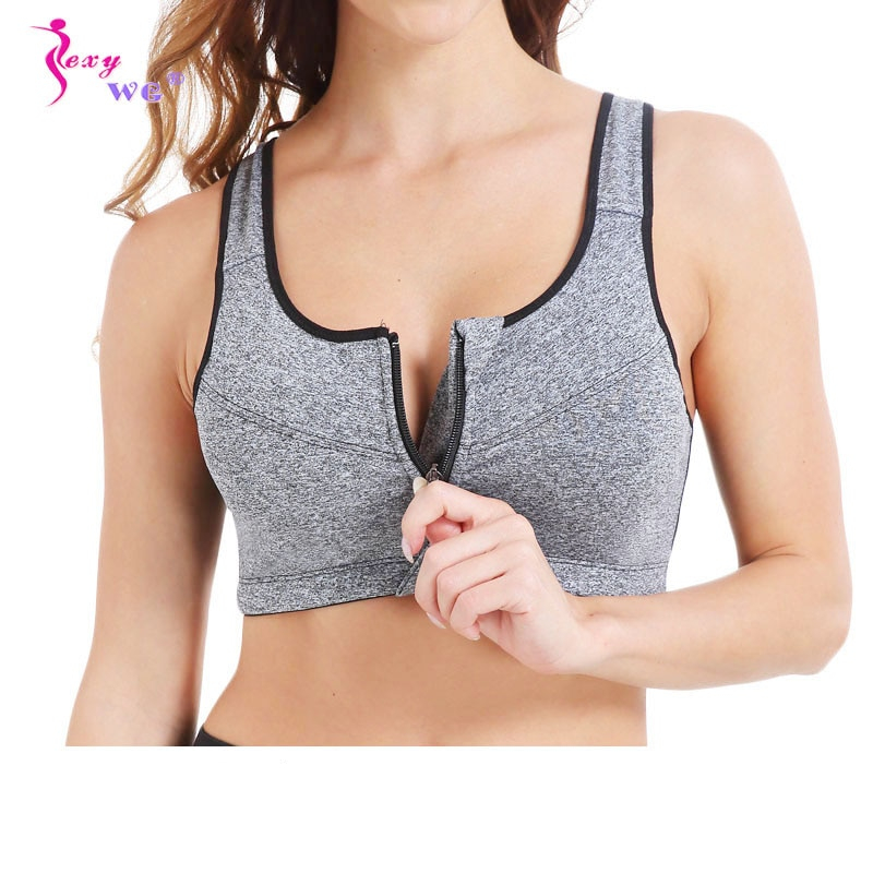 Front Zipper Sports Bra Fitness Top Front Zipper Sports Bra Fitness Top
