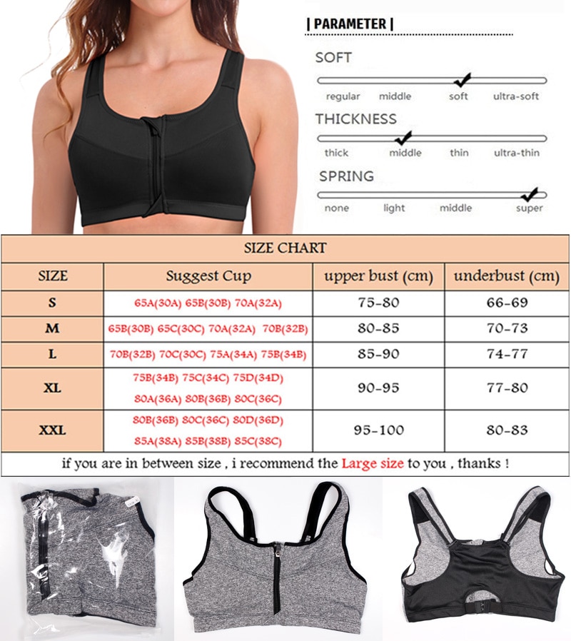 Front Zipper Sports Bra Fitness Top Front Zipper Sports Bra Fitness Top