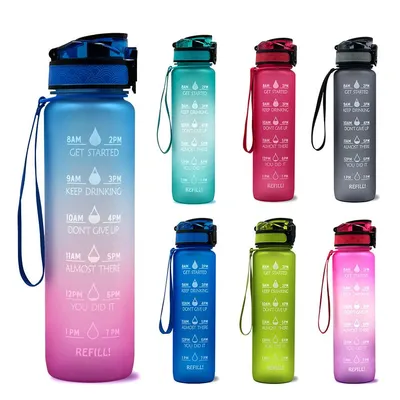 Frosted Motivating Water Bottle