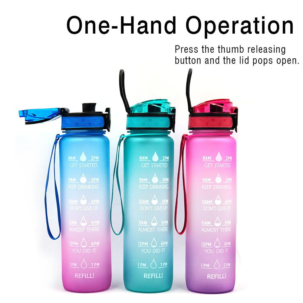 Frosted Motivating Water Bottle