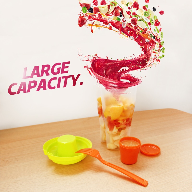 Fruit Cups Portable Salad Tumbler Fruit Cups Portable Salad Tumbler
