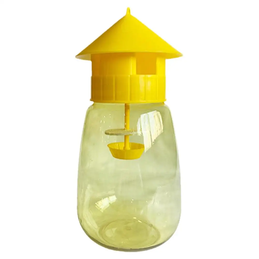 Fruit fly trap Killer Yellow Plastic Drosophila Trap Anti Fly Fruit Fly killer Catcher Orchard Reusable Insect Trap Pest