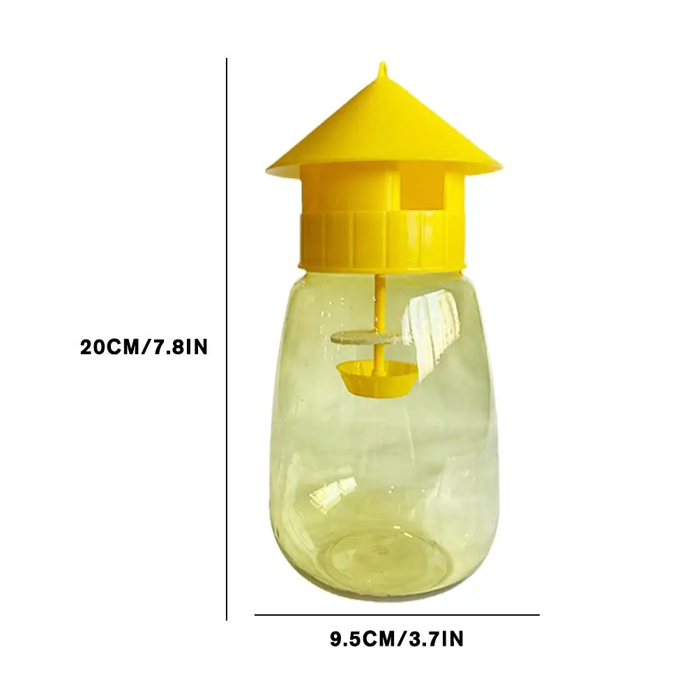 Fruit fly trap Killer Yellow Plastic Drosophila Trap Anti Fly Fruit Fly killer Catcher Orchard Reusable Insect Trap Pest