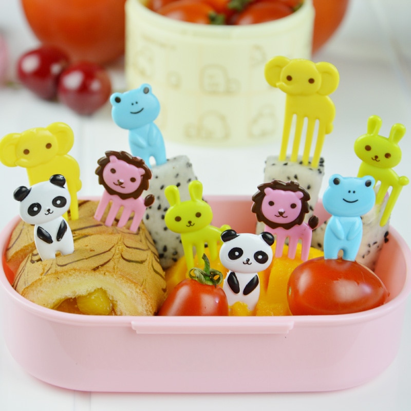 Fruit Fork Cute Animal Picks (10 pcs) Fruit Fork Cute Animal Picks (10 pcs)