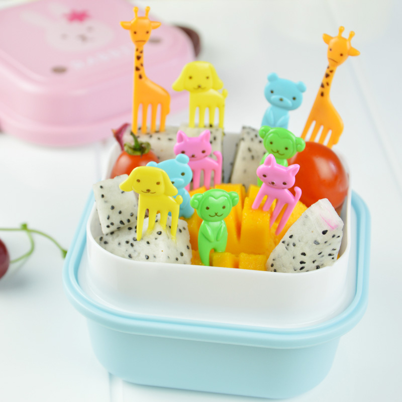 Fruit Fork Cute Animal Picks (10 pcs) Fruit Fork Cute Animal Picks (10 pcs)