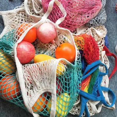 Fruit Mesh Bag Reusable Shopping Bag