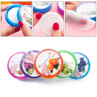 Fruit Scent Nail Paint Remover Wipes