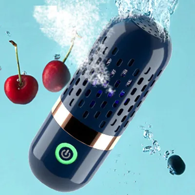 Fruit Vegetable Washing Machine Capsule Shape Wireless Food Purifier Household Pesticide Disinfection Vegetables Fruit Vegetable Washing Machine Capsule Shape Wireless Food Purifier Household Pesticide Disinfection Vegetables