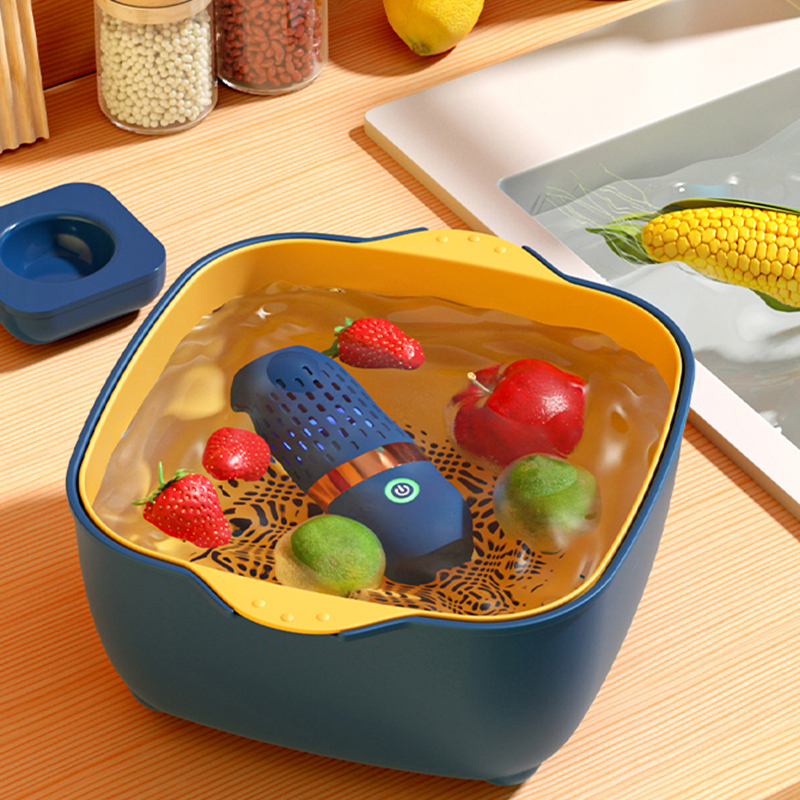 Fruit Vegetable Washing Machine Capsule Shape Wireless Food Purifier Household Pesticide Disinfection Vegetables Fruit Vegetable Washing Machine Capsule Shape Wireless Food Purifier Household Pesticide Disinfection Vegetables
