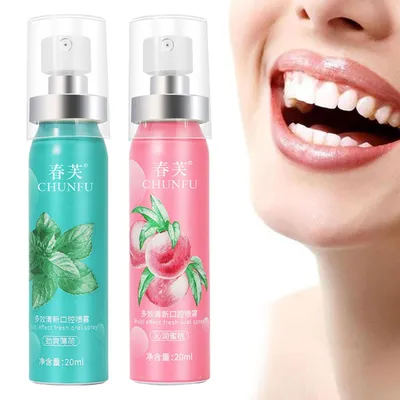 Fruity Breath Peach Mint Breath Freshener Spray Halitosis Freshener Treatment Mouth Odor Spray Refreshing Care Liquid Fruity Breath Peach Mint Breath Freshener Spray Halitosis Freshener Treatment Mouth Odor Spray Refreshing Care Liquid