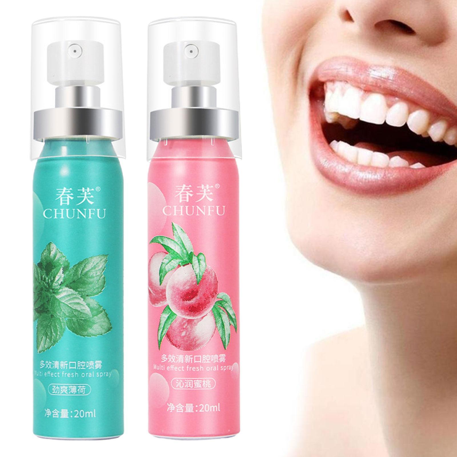 Fruity Breath Peach Mint Breath Freshener Spray Halitosis Freshener Treatment Mouth Odor Spray Refreshing Care Liquid Fruity Breath Peach Mint Breath Freshener Spray Halitosis Freshener Treatment Mouth Odor Spray Refreshing Care Liquid