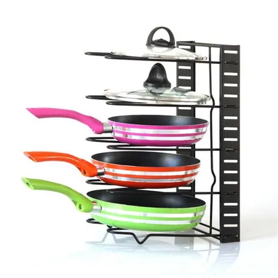 Frying Pan Rack 5-Tier Organizer Frying Pan Rack 5-Tier Organizer