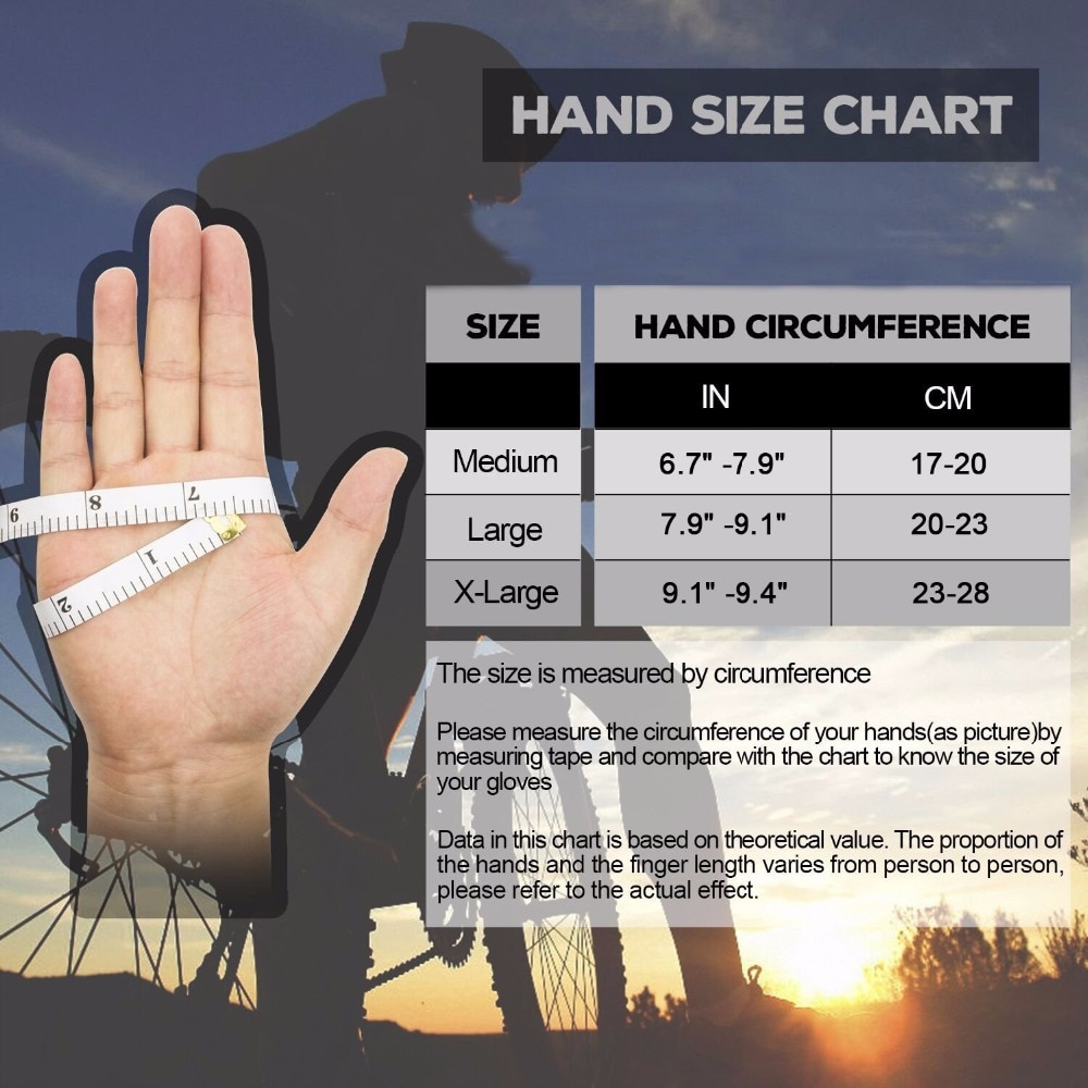 Full Bike Gloves Non Slip Gel Pad Full Bike Gloves Non Slip Gel Pad