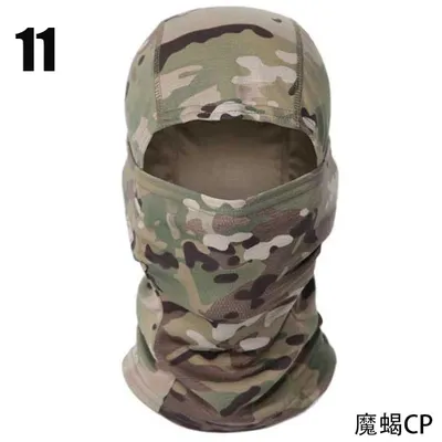 Full Face Balaclava Tactical Camouflage Mask Ski Bike Cycling Army Hunting Head Cover Scarf Multicam Military Airsoft