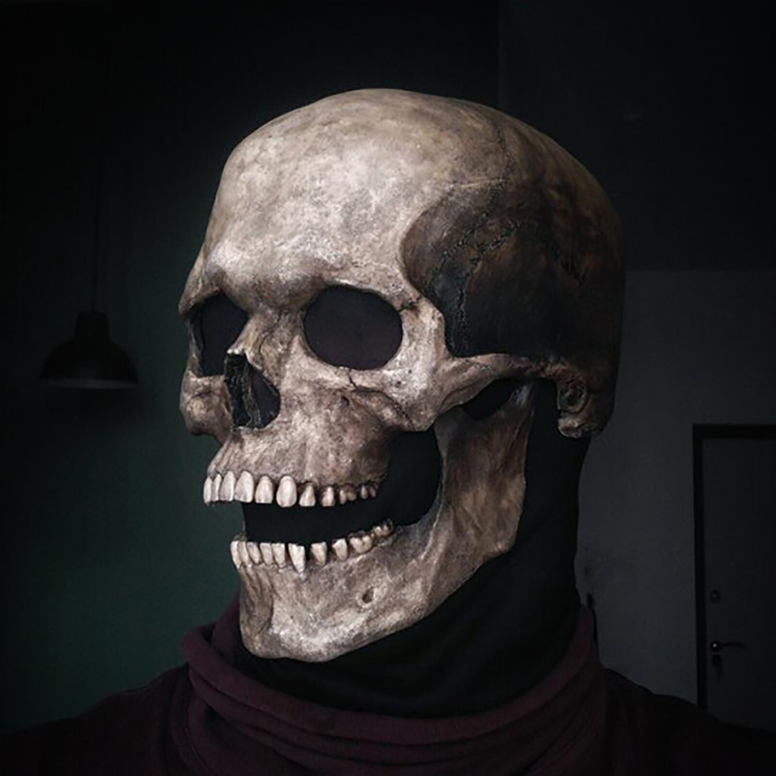 Full Head Mask Halloween Skull Costume Full Head Mask Halloween Skull Costume