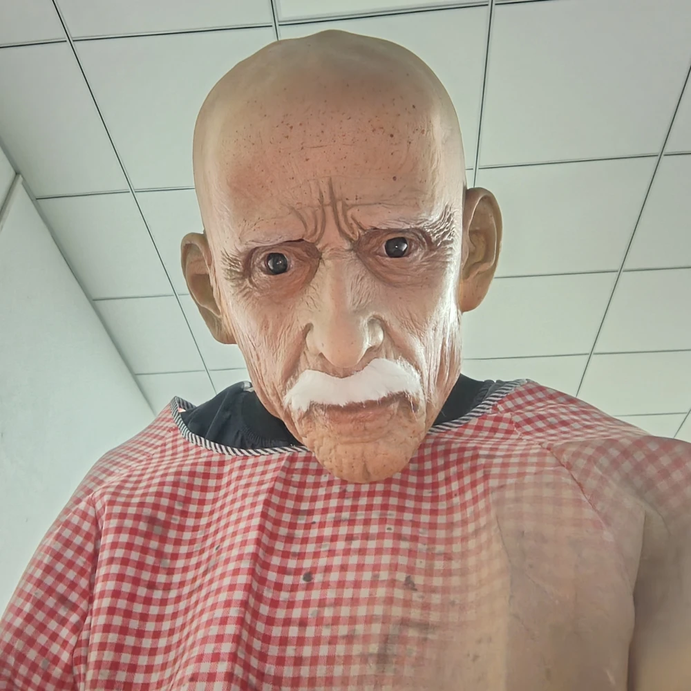Full Head Mask Latex Realistic Men Face Beard Halloween Costume Party Props Old Man Latex Halloween Mask Cosplay Party Full Head Mask Latex Realistic Men Face Beard Halloween Costume Party Props Old Man Latex Halloween Mask Cosplay Party