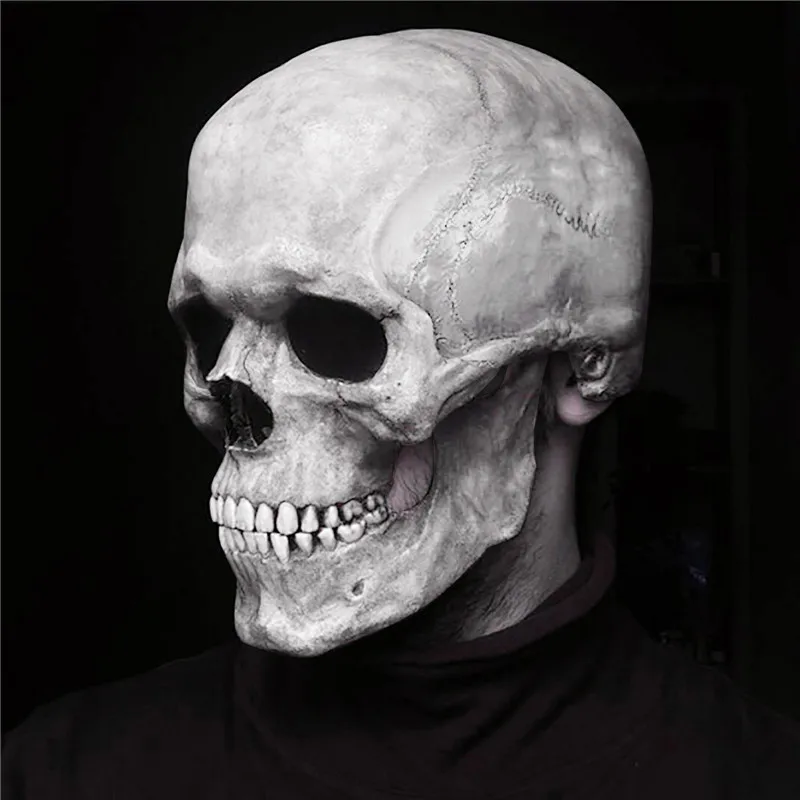 Full Head Skull Mask Carnival Adults Realistc Anonymous Halloween Moveable Mouth Jaw Anime Horror Helmet Skeleton Full Head Skull Mask Carnival Adults Realistc Anonymous Halloween Moveable Mouth Jaw Anime Horror Helmet Skeleton