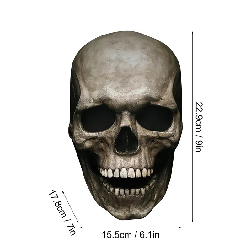 Full Head Skull Mask Carnival Adults Realistc Anonymous Halloween Moveable Mouth Jaw Anime Horror Helmet Skeleton Full Head Skull Mask Carnival Adults Realistc Anonymous Halloween Moveable Mouth Jaw Anime Horror Helmet Skeleton