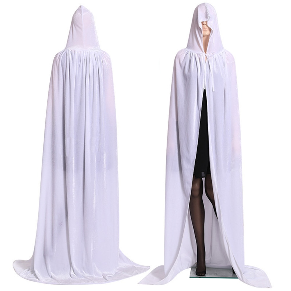 Full Length Velvet Hooded Cloak Full Length Velvet Hooded Cloak