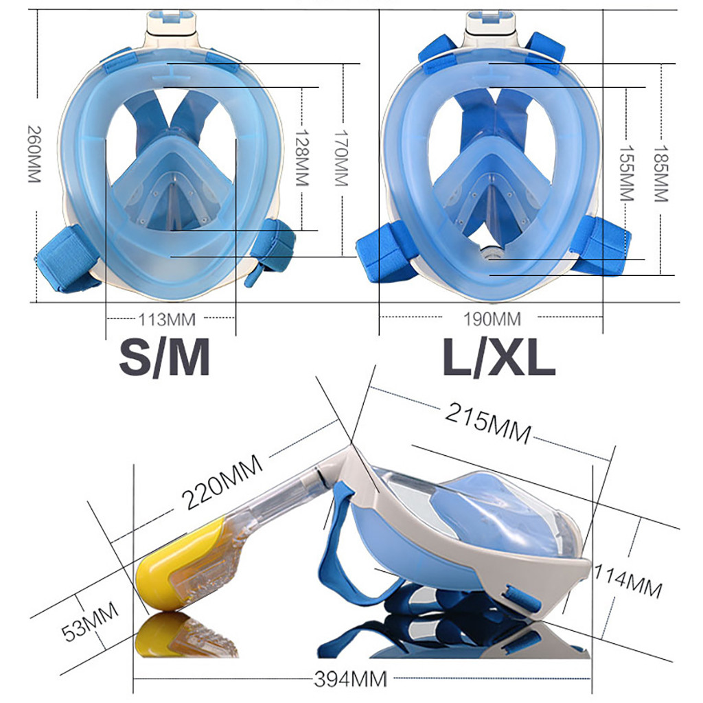 Full Mask Snorkel Diving Equipment Full Mask Snorkel Diving Equipment