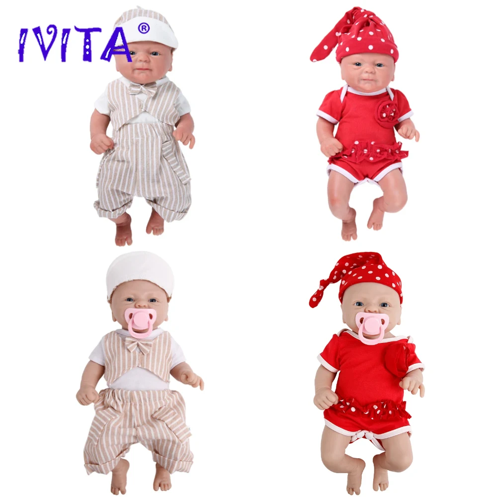 Full Silicone Reborn Doll Wholesale Realistic Baby Toys Lifelike Newborn Baby DIY Painted Dolls Kit for Children Gift