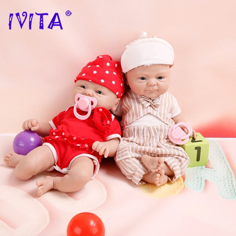 Full Silicone Reborn Doll Wholesale Realistic Baby Toys Lifelike Newborn Baby DIY Painted Dolls Kit for Children Gift