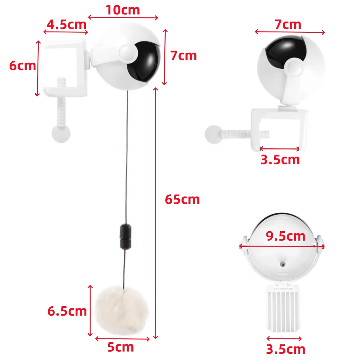 Fun Lifting Ball Electric Motion Cat Toy With Automatic Retractable Cat Teasing Ball Rotating Interactive Puzzle Pet Fun Lifting Ball Electric Motion Cat Toy With Automatic Retractable Cat Teasing Ball Rotating Interactive Puzzle Pet
