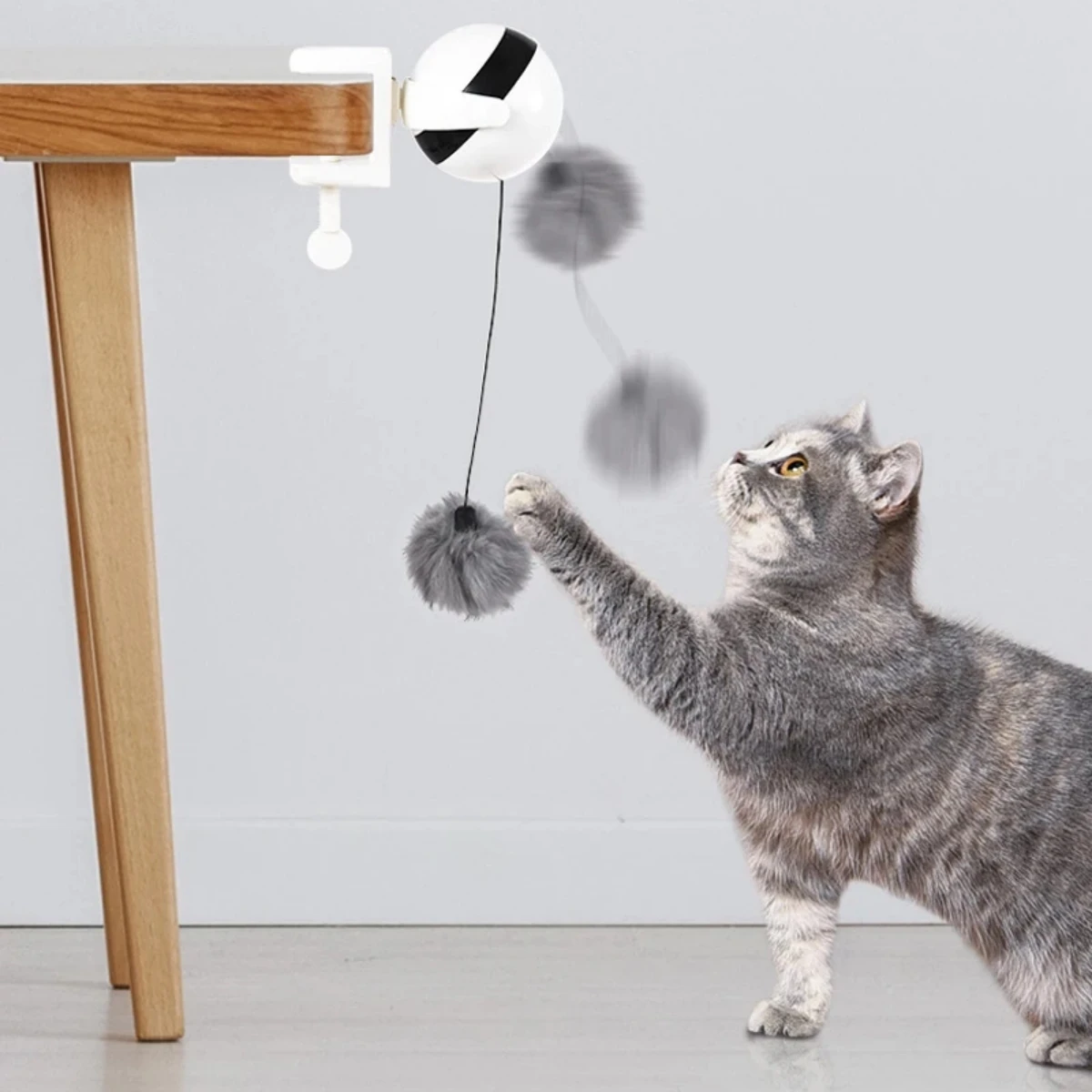 Fun Lifting Ball Electric Motion Cat Toy With Automatic Retractable Cat Teasing Ball Rotating Interactive Puzzle Pet Fun Lifting Ball Electric Motion Cat Toy With Automatic Retractable Cat Teasing Ball Rotating Interactive Puzzle Pet