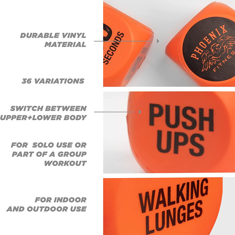 Fun Workout Training Exercise Dice Fun Workout Training Exercise Dice