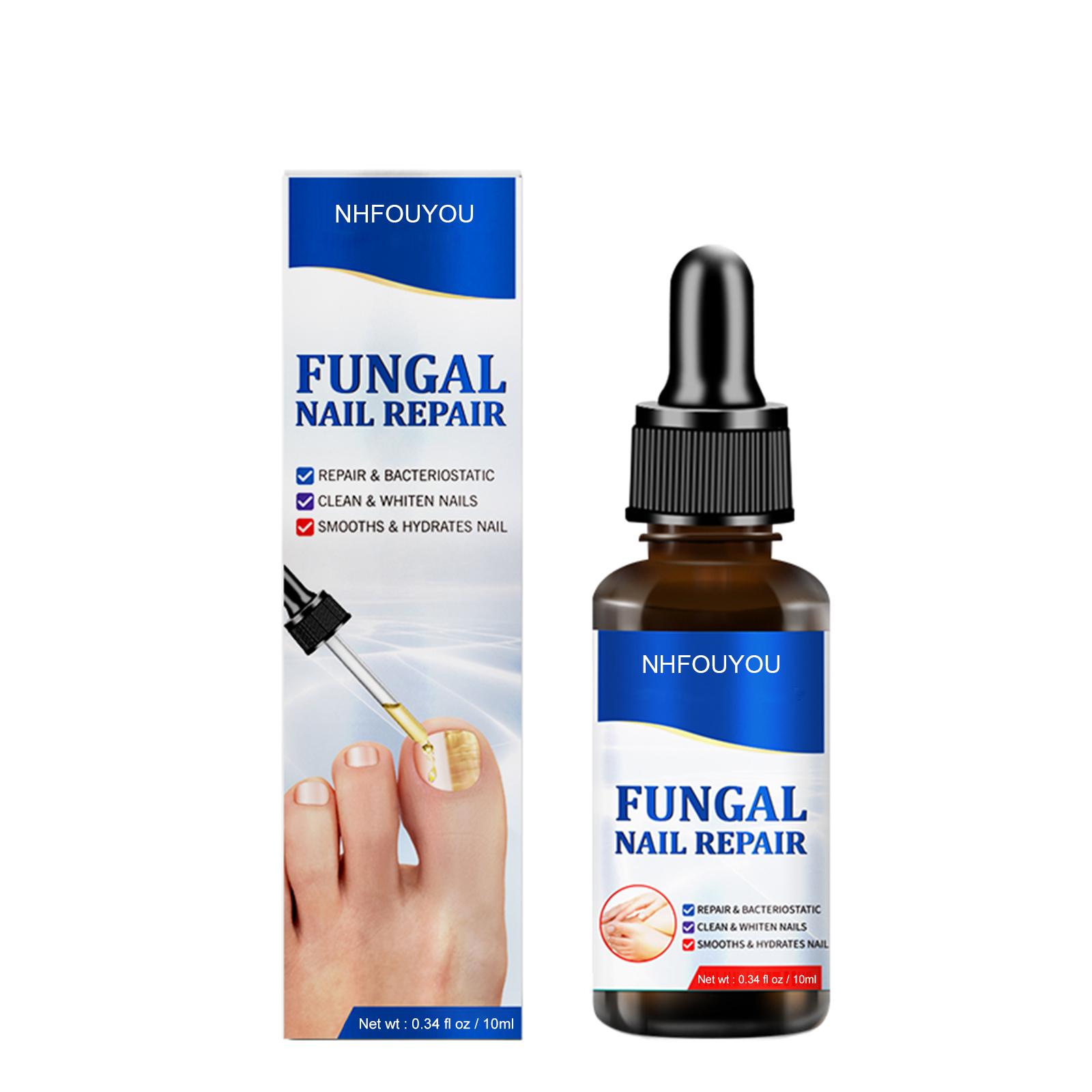 Fungal Nail Treatment Oil Foot Repair Essence Toe Nail Fungus Removal Gel Anti Infection Cream Fungal Nail Removal 10ML