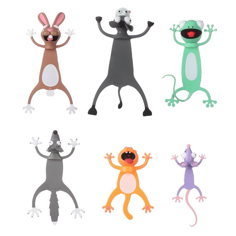 Funny 3D Cartoon Bookmark