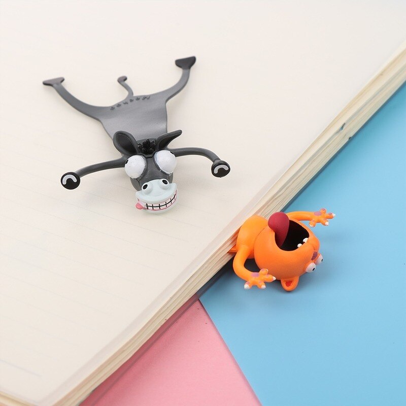 Funny 3D Cartoon Bookmark
