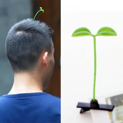 Funny Bean Sprout Hair Clips (4pcs) Funny Bean Sprout Hair Clips (4pcs)