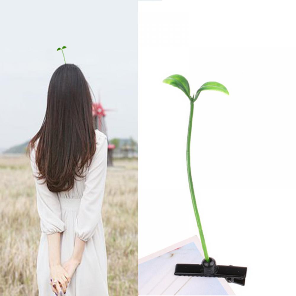 Funny Bean Sprout Hair Clips (4pcs) Funny Bean Sprout Hair Clips (4pcs)