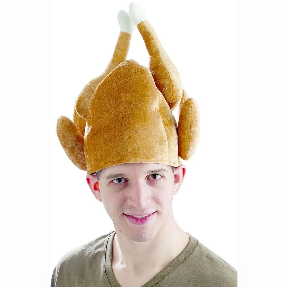Funny Carnival Chicken Leg Hat Christmas Thanksgiving Decoration Turkey Hat Adult Carnival Hat Party Festive Cap Funny Carnival Chicken Leg Hat Christmas Thanksgiving Decoration Turkey Hat Adult Carnival Hat Party Festive Cap