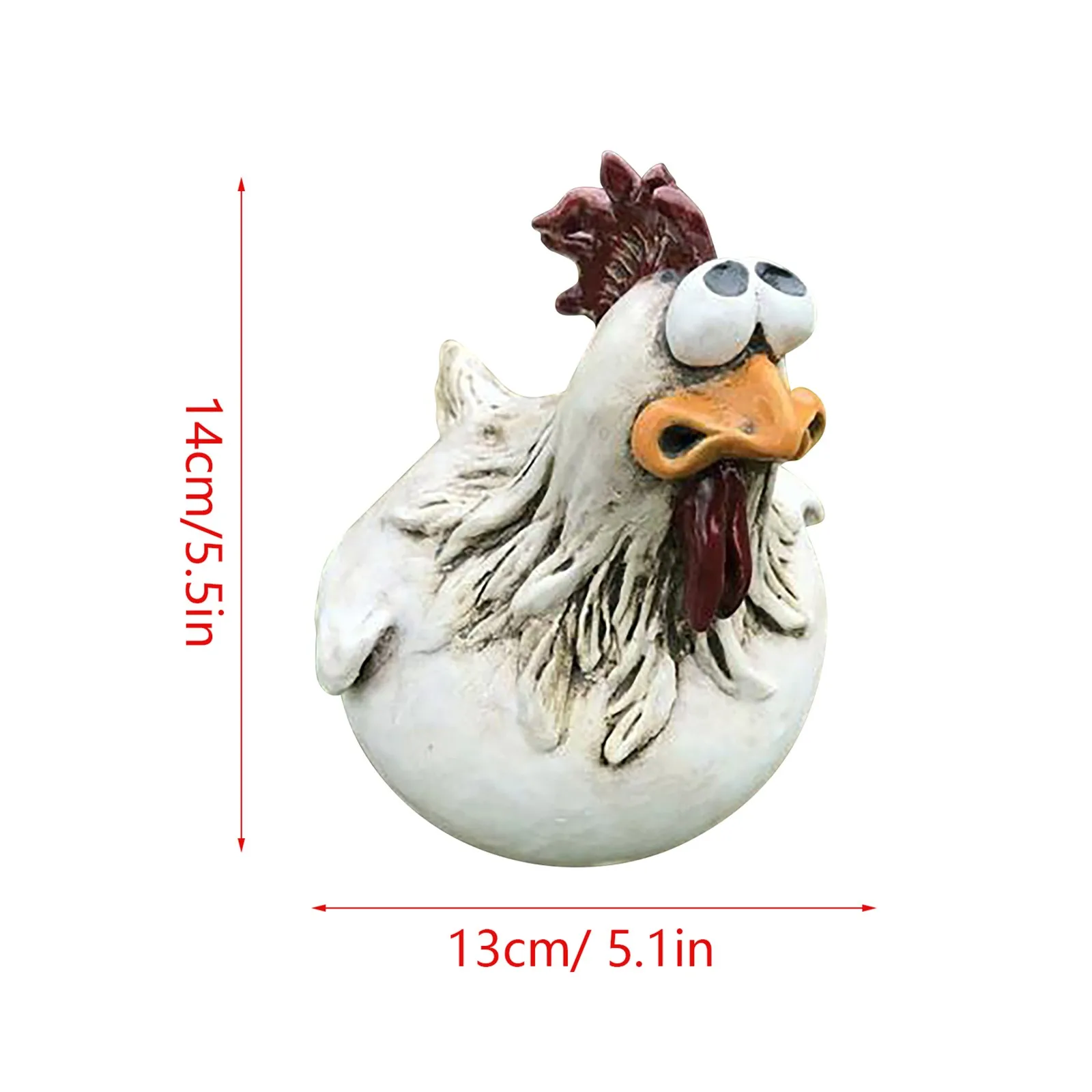 Funny Chicken Fence Decor Statues Resin Garden Farm Yard Chicken Hen Sculpture Art Craft Courtyard Housewarming Home Funny Chicken Fence Decor Statues Resin Garden Farm Yard Chicken Hen Sculpture Art Craft Courtyard Housewarming Home