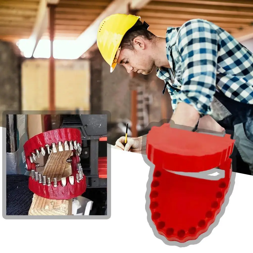 Funny Denture Drill Bit Holder For Screwdriver Teeth Model Screwdriver Bit Holder