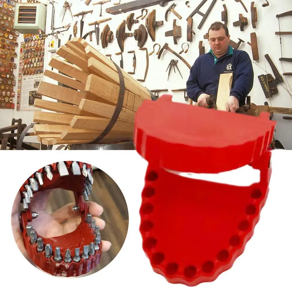 Funny Denture Drill Bit Holder For Screwdriver Teeth Model Screwdriver Bit Holder